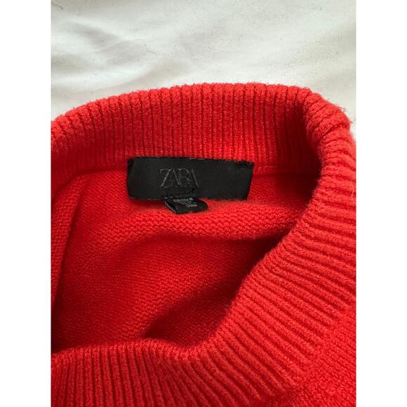 Zara red sweater top M - Picture 5 of 5